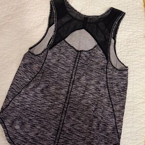 lululemon athletica Black and Gray Women's Top